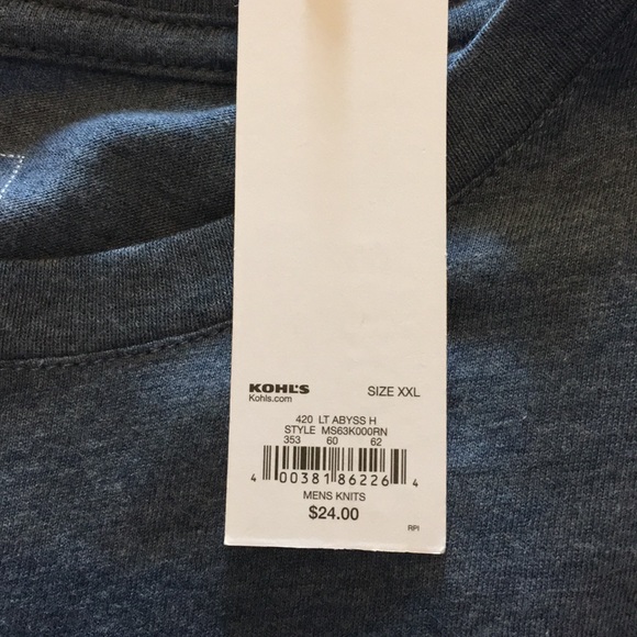 🆕 Men’s Sonoma Basic Blue Tee - Picture 2 of 5